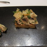 カンテサンス - マッシュルームのケーキサレ