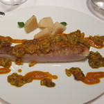 カンテサンス - 浜田のノドグロ　パエージャソース