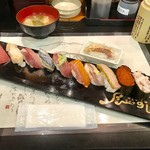 季節の地物盛り（11貫：1,620円）_2018年9月