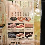 廻る富山湾 すし玉 - メニュー_2018年9月