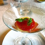 グリルうかい 丸の内店 - フルーツトマトのジュレ