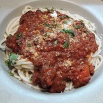 Kunitachi Pasta Factory - ミートソースon玄米粉のスパゲッティーニ