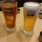 Yakiniku Kokokara - 生ビールとウーロン茶
