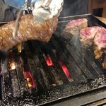 焼肉 ここから - 伝説盛り ハラミ