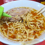 ラーメン二郎 - 赤酢投入～♪