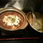 かいこく - チーズとキノコの煮込みカレーうどん