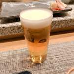 Tsukiji Aozora Sandaime - 生ビール