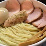 らぁ麺 飛鶏 - つけ麺大盛＋全部のせ