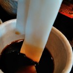 岡崎屋 - きしめんは幅広モチモチ