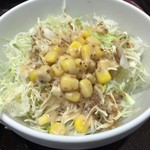 吉野家 - 生野菜サラダにゴマドレッシング
