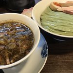 らぁ麺 紫陽花 - 醤油つけ麺 おもてなしver. 