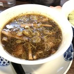 らぁ麺 紫陽花 - 醤油つけ麺、黒胡椒ver.