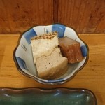 小料理 きぬや - 小鉢（さんま焼定食）