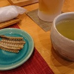 鰻 にしはら - お茶と骨せんべい