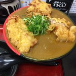 極楽うどん TKU - 鶏天カレーうどん（￥950）