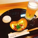 瀬戸内旬菜すし きよみず - 生ビール（？？？）