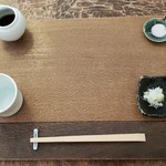 手打ち蕎麦 こはし - 準備出来ました。