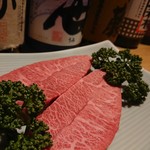地どり居酒屋　個室宴会　キンクラ - 黒毛和牛ミスジの炭火焼き