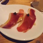 十番 無鴨黒 - 鴨ハムと無花果　キャビアのせ