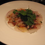 metro cafe でぐち弐番 - 真鯛のカルパッチョ