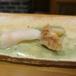 東麻布 天本 - 厚岸のつぶ貝