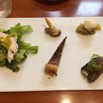 Fruttare - 前菜の盛り合わせです。色々な味を楽しめます。