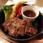 STEAK × WINE 肉バル LIMIT DISH - てっぱん会員様限定！スペシャルランチセット（厳選牛ハラミステーキ ）