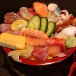 Sushi Masa - 昼ちらし(ご飯大)