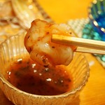 すし処 錦 - お造り（タコ）