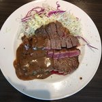 キャトルラパン - ステーキ 300g　上から