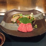ステーキハウスZEN - 前菜　刺身肉