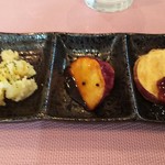 創刻Dining ごえん - 秋の三種盛り　※拡大(2018.09.14)