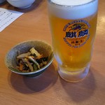 キャッスルイン小牧 - 料理写真:ビールとお通し