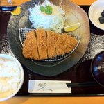 とんかつ 串揚げ ありが豚 - ランチ限定 いもぶたとんかつ定食　￥１０００って！旨すぎるし