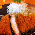 とんかつ 串揚げ ありが豚 - ランチ限定 いもぶたとんかつ定食　￥１０００って！旨すぎるし