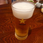 なべ駒 - 生ビール