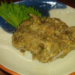 ふつうの食堂 - キハダとメバチのなめろう