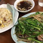 ますや - ♪特命オリジナルセット¥980
      (チャーハン¥480レバニラ炒め¥500)