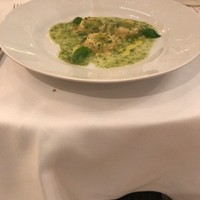 アロマフレスカ - ジャガイモを詰めたラヴィオリ　バジリコ風味