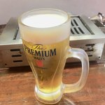 ホルモン食堂食樂 - 待ってましたビール❣️