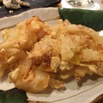 寿司を味わう 海鮮問屋 浜の玄太丸 - イベント品、小柱のかき揚げ（300円）