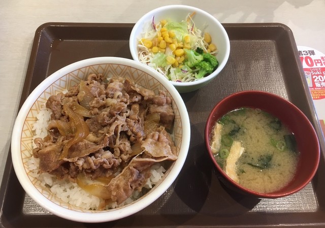 遠征前の朝飯ヽ O By Amhr すき家 富山豊田店 越中中島 牛丼 食べログ