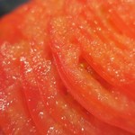 新料理 都留野 - トマトサラダ（２）　ズームアップ