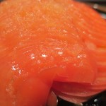 新料理 都留野 - トマトサラダ　ズームアップ