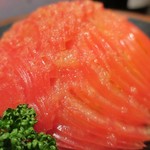 新料理 都留野 - トマトサラダ（２）　ズームアップ