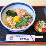 めん処むつみ - 月見ころうどん（870円）