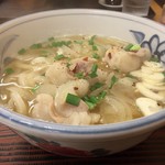 ふる里うどん  - 白ホルモンうどん