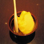 和・Dining 伊達蔵 - ランチデザートのマンゴアイス