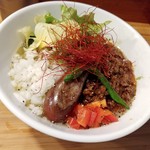 がふうあん - グリーンカレーまぜそば