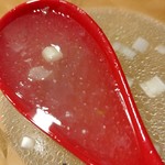 がふうあん - 煮干の冷やし細つけ-水割